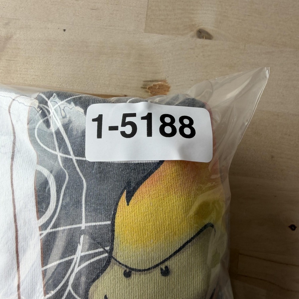 Vintage Y2K JNCO Flamehead Shirt Mens Medium White Cartoon Character Tee T-Shirt - Picture 6 of 6